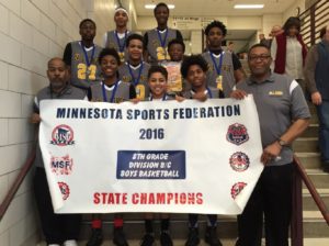 BOYS 8B/C STATE CHAMPIONS: ML KINGS; Runner-up: St. Anthony; 3rd Place: Shakopee Red; 4th Place: PC Pirates
