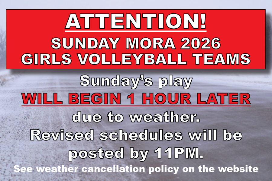 ATTENTION: SUNDAY MORA 2026 GVB Teams